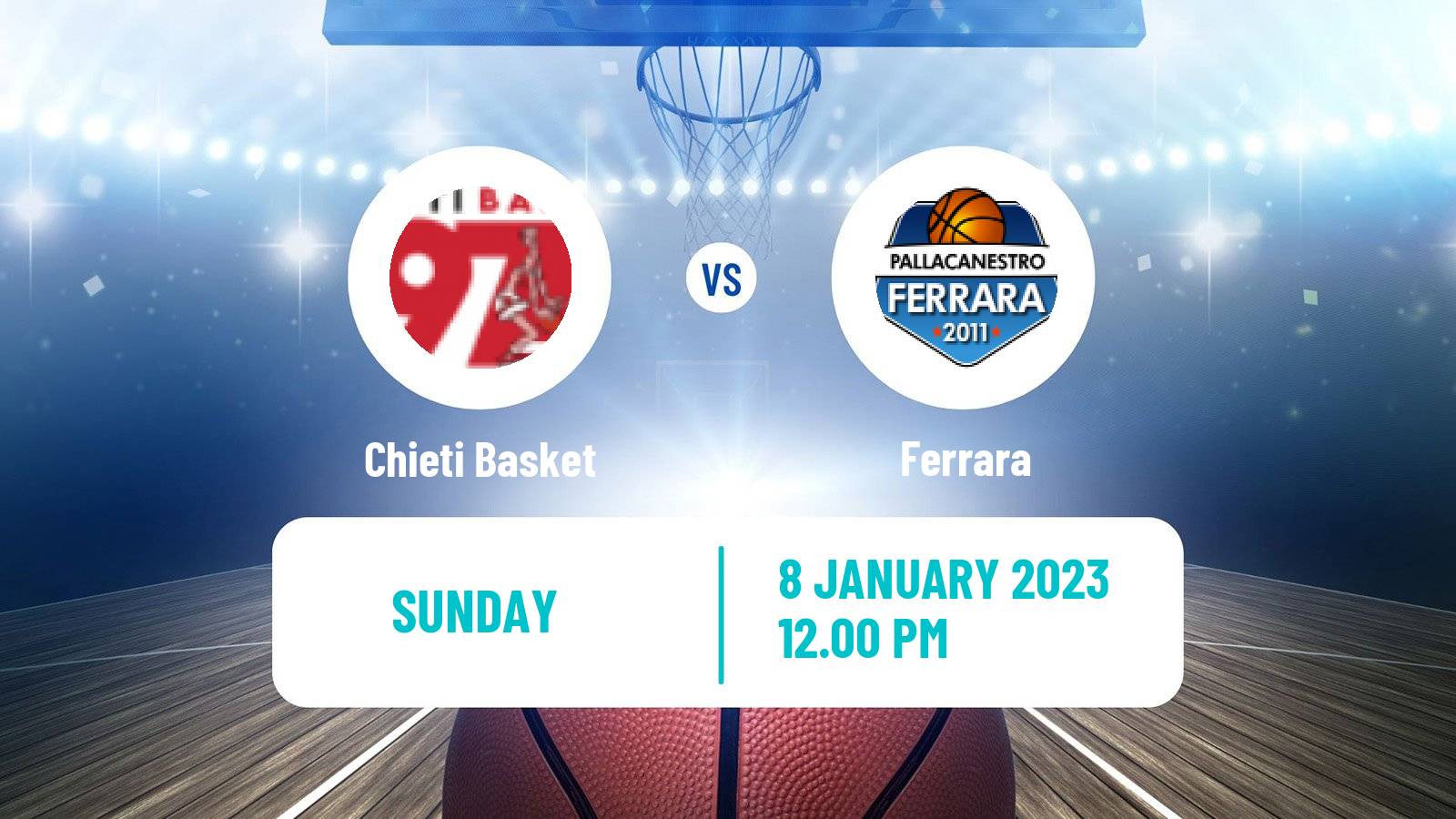Basketball Italian Serie A2 Basketball Chieti Basket - Ferrara