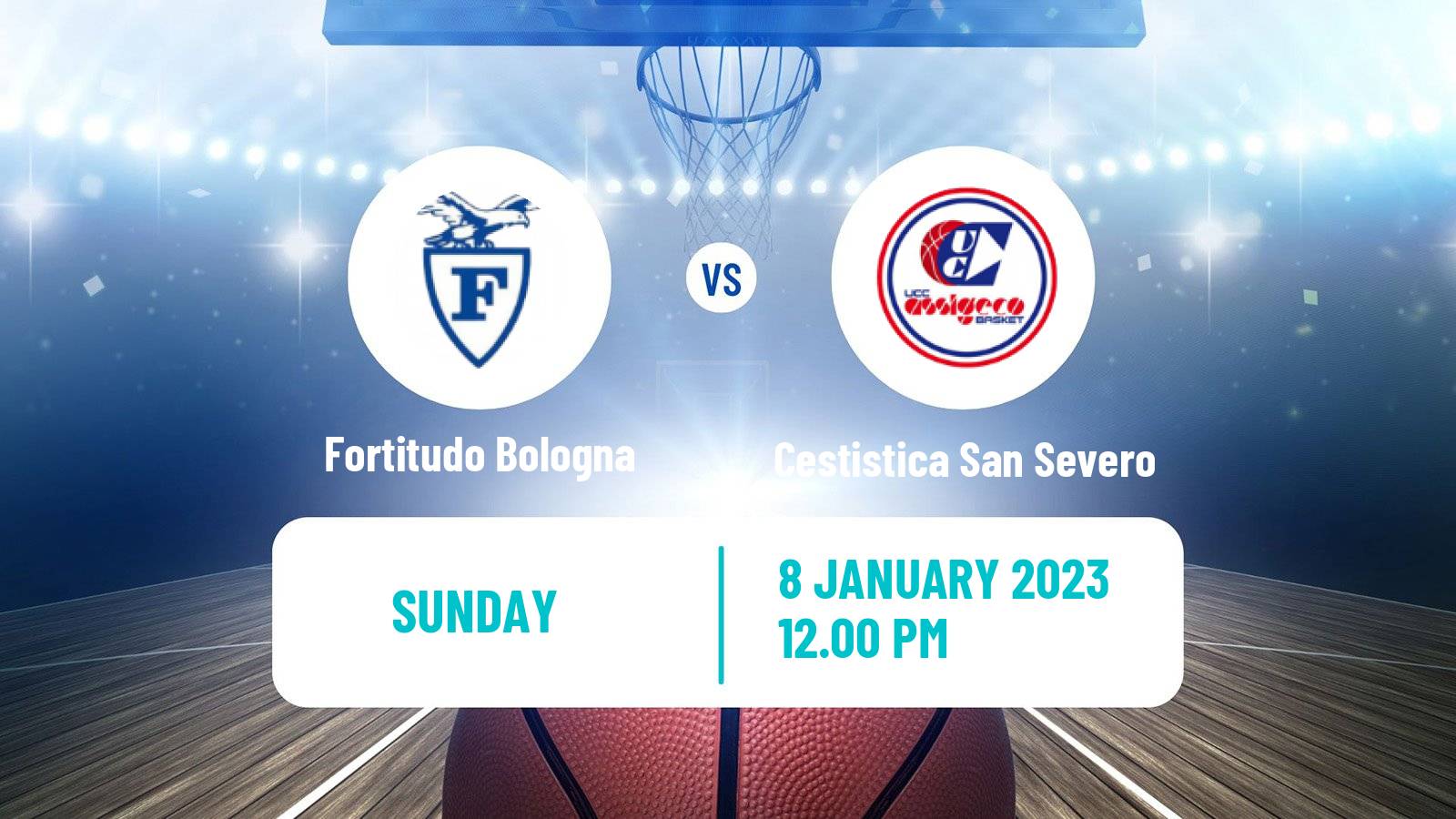 Basketball Italian Serie A2 Basketball Fortitudo Bologna - Cestistica San Severo