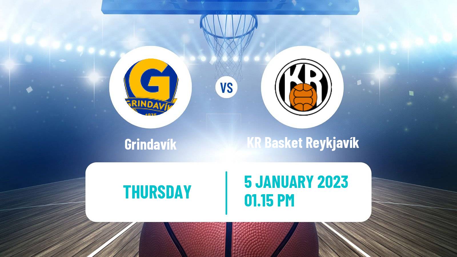 Basketball Icelandic Premier League Basketball Grindavík - KR Basket Reykjavík