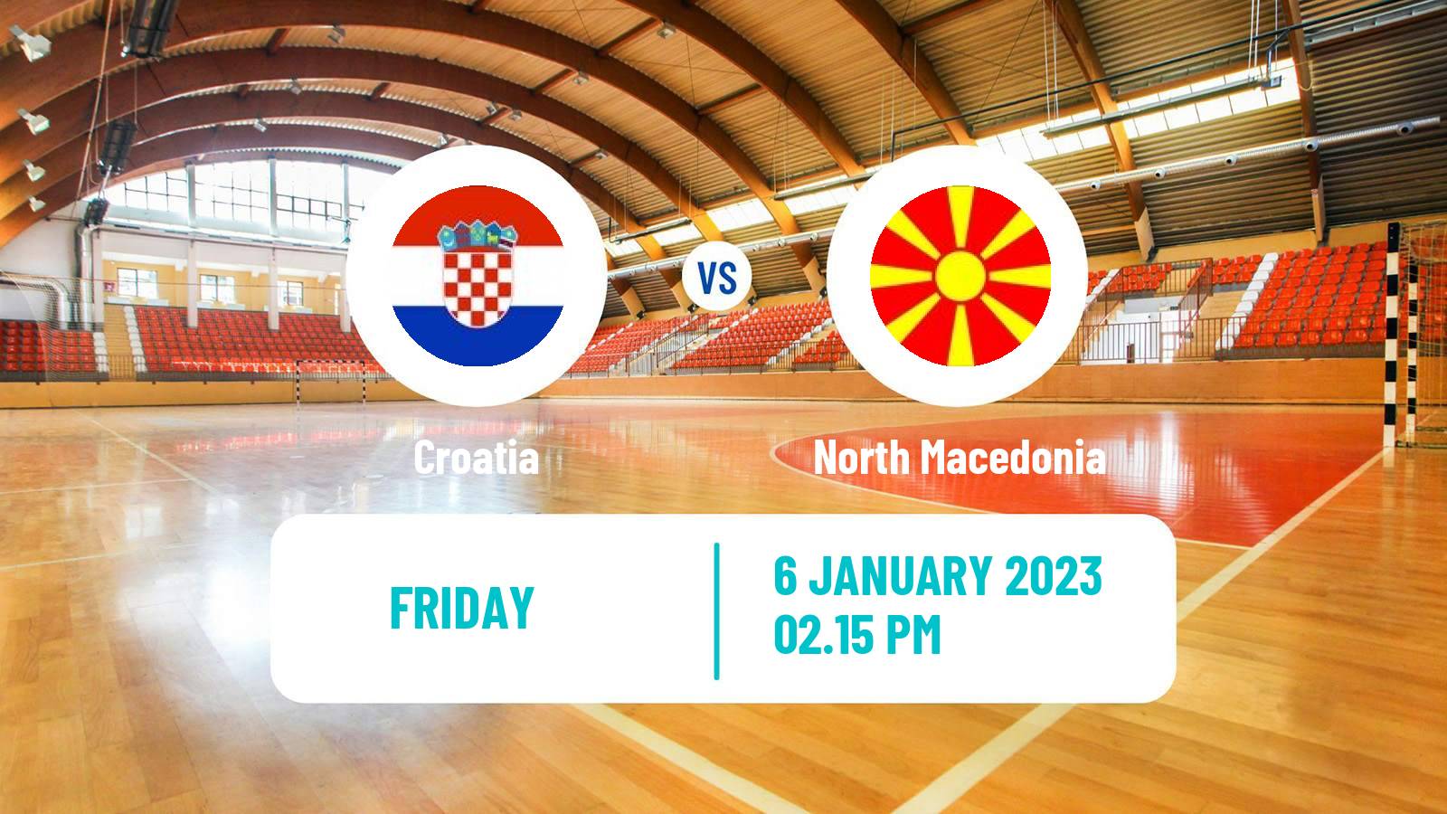 Handball Friendly International Handball Croatia - North Macedonia