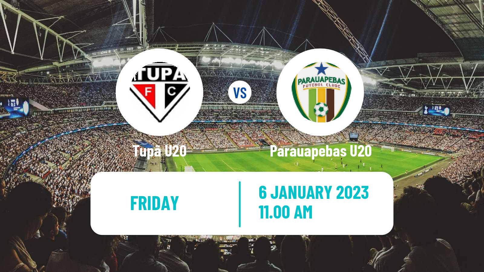 Soccer Brazilian Copa Sao Paulo de juniores Tupã U20 - Parauapebas U20