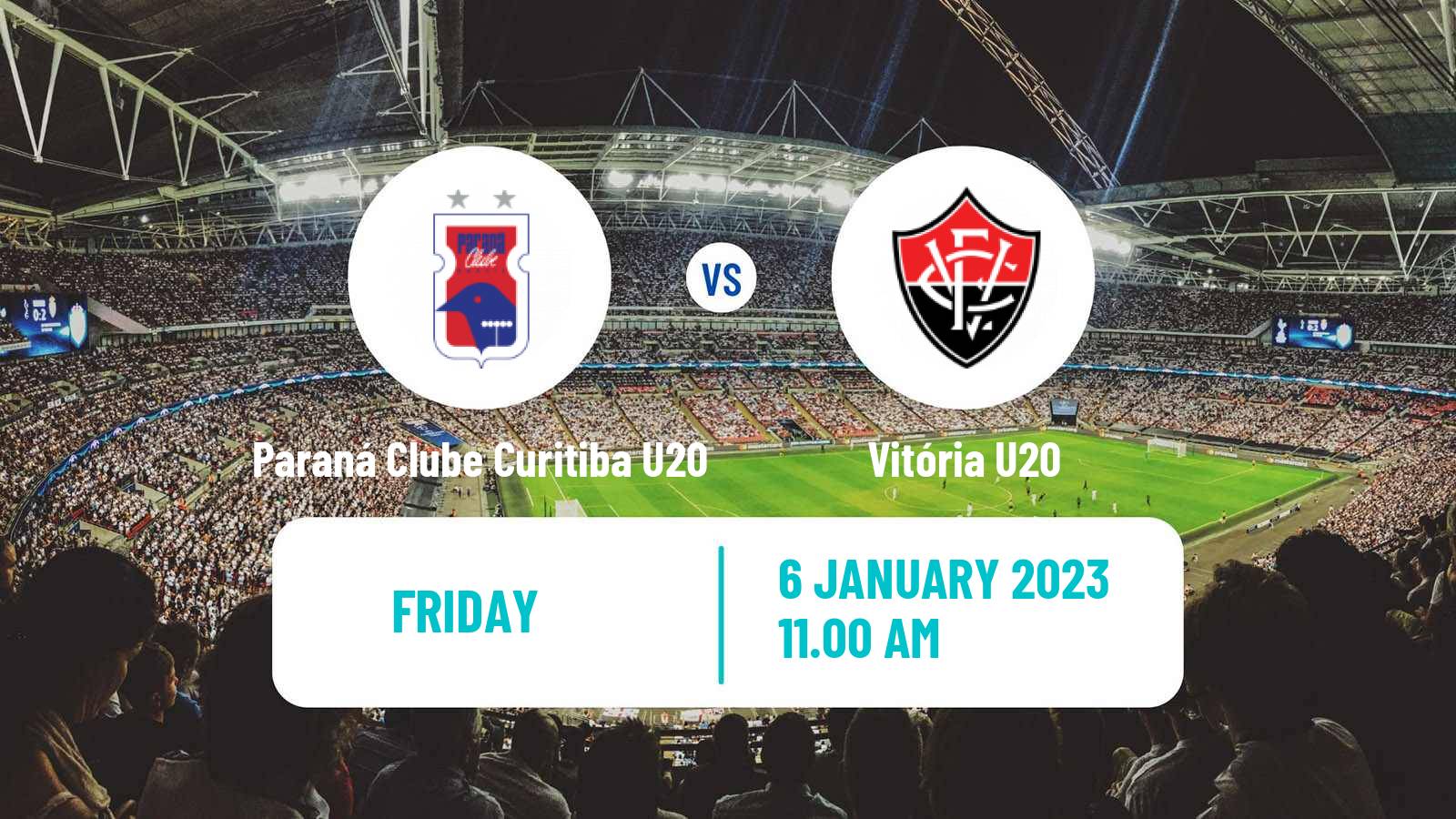 Soccer Brazilian Copa Sao Paulo de juniores Paraná Clube Curitiba U20 - Vitória U20