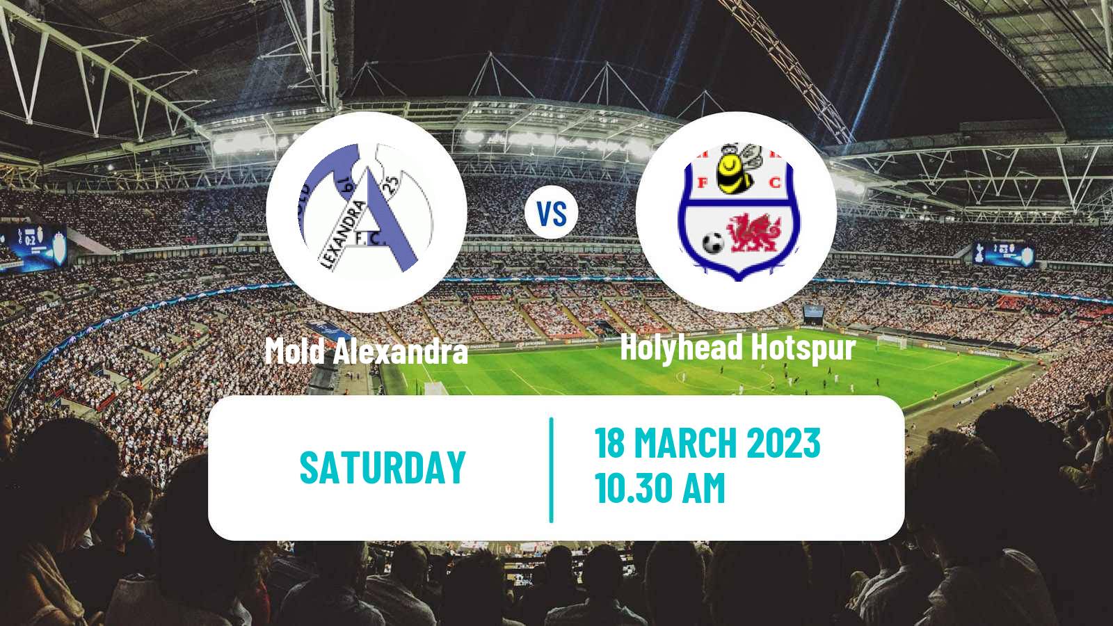 Soccer Welsh Cymru North Mold Alexandra - Holyhead Hotspur