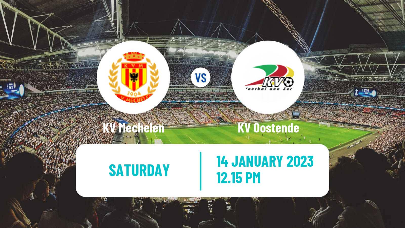 Soccer Belgian Jupiler Pro League KV Mechelen - Oostende