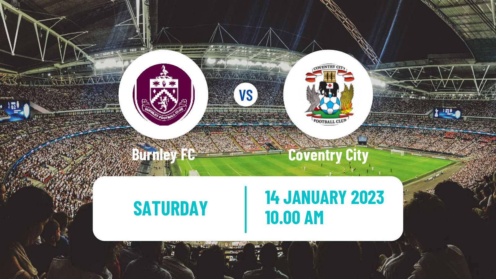 Soccer English League Championship Burnley - Coventry City