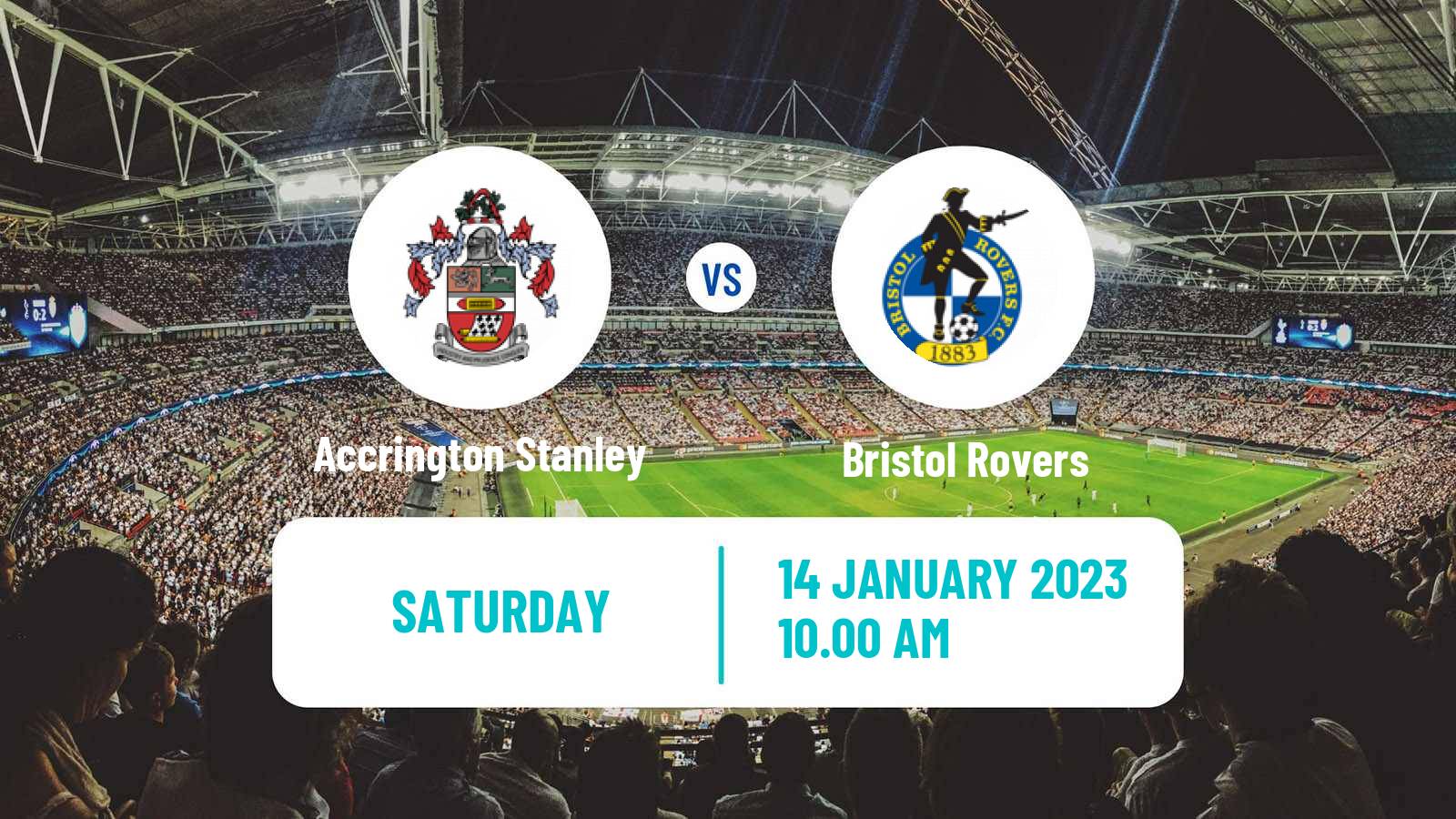 Soccer English League One Accrington Stanley - Bristol Rovers