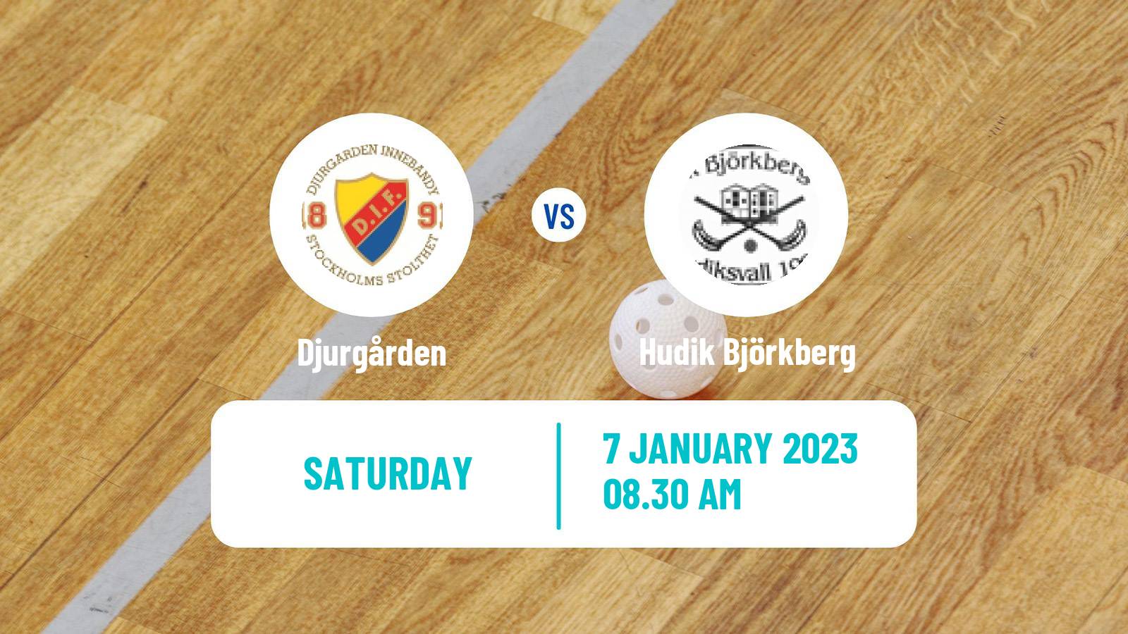 Floorball Swedish Allsvenskan Norra Floorball Djurgården - Hudik Björkberg