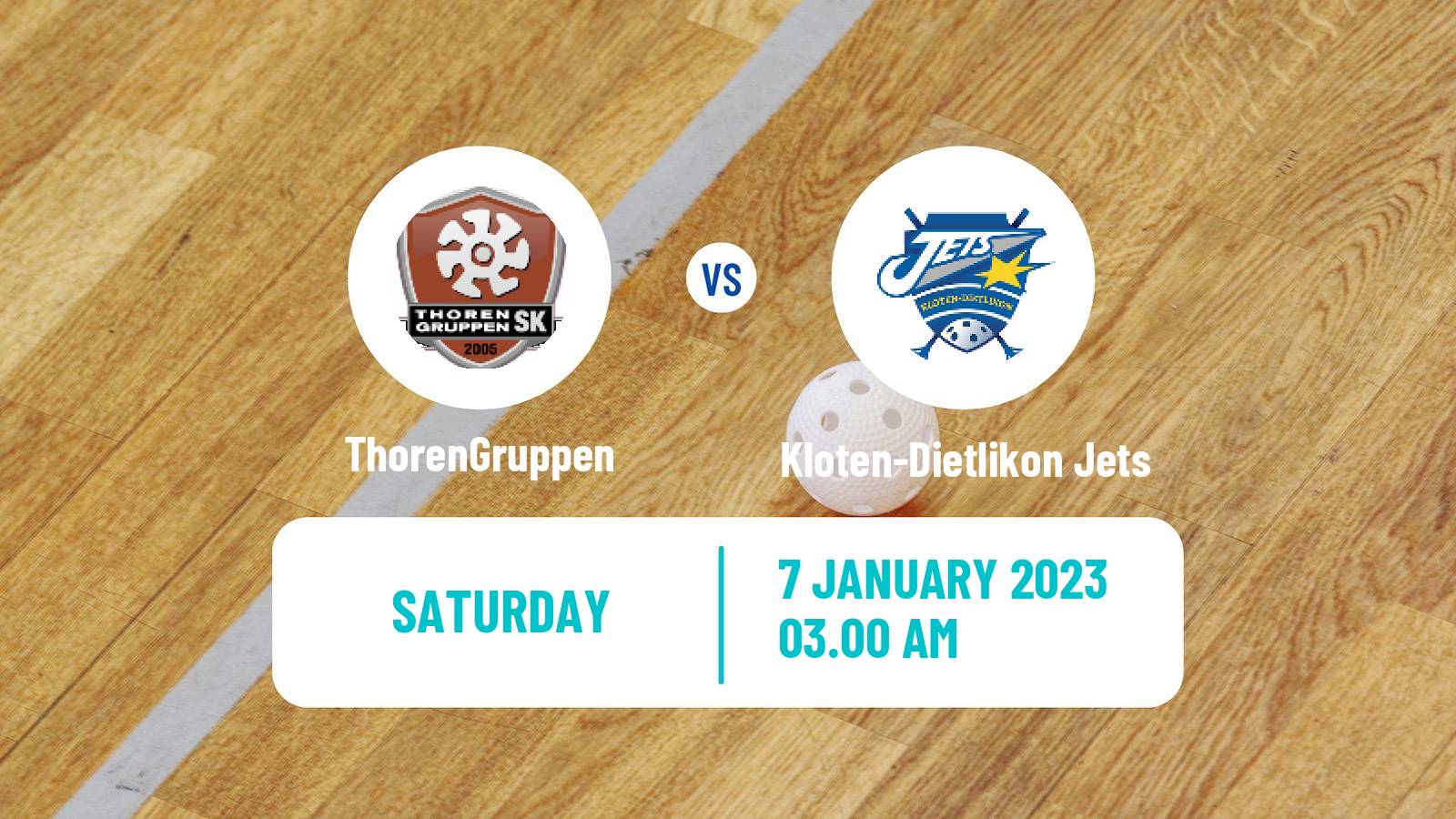 Floorball Champions Cup Floorball Women ThorenGruppen - Kloten-Dietlikon Jets