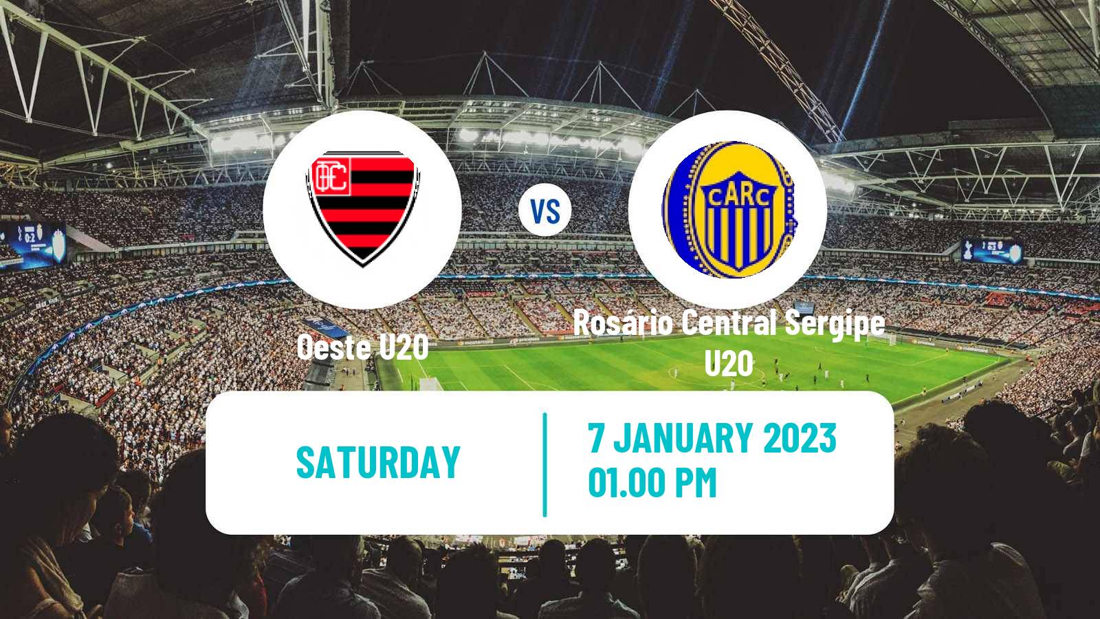 Soccer Brazilian Copa Sao Paulo de juniores Oeste U20 - Rosário Central Sergipe U20