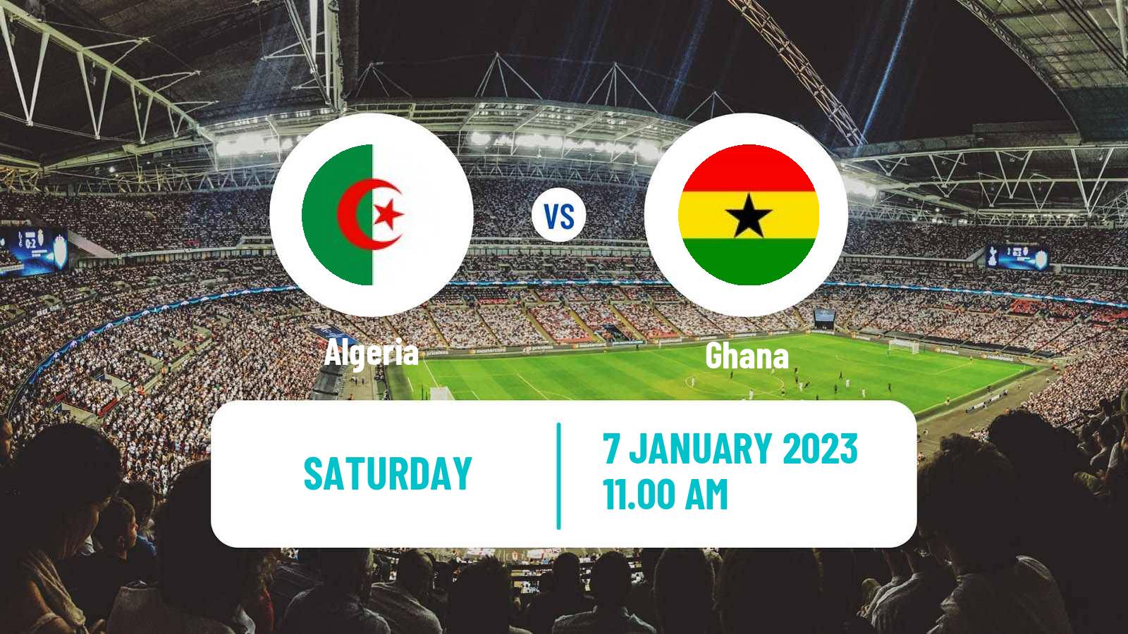 Soccer Friendly Algeria - Ghana
