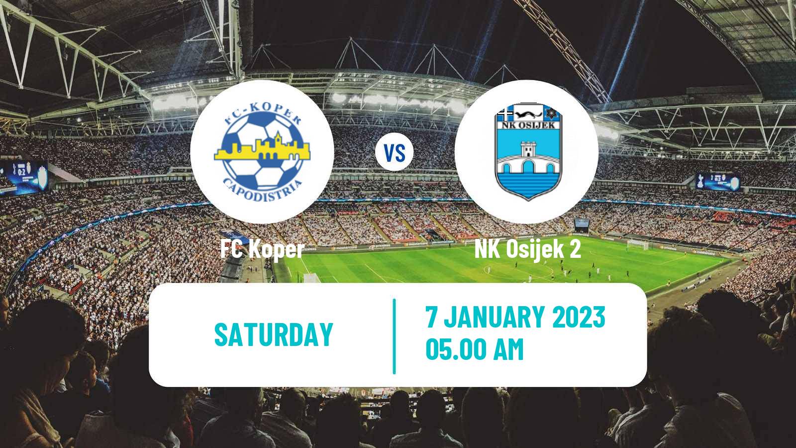 Soccer Club Friendly Koper - Osijek 2
