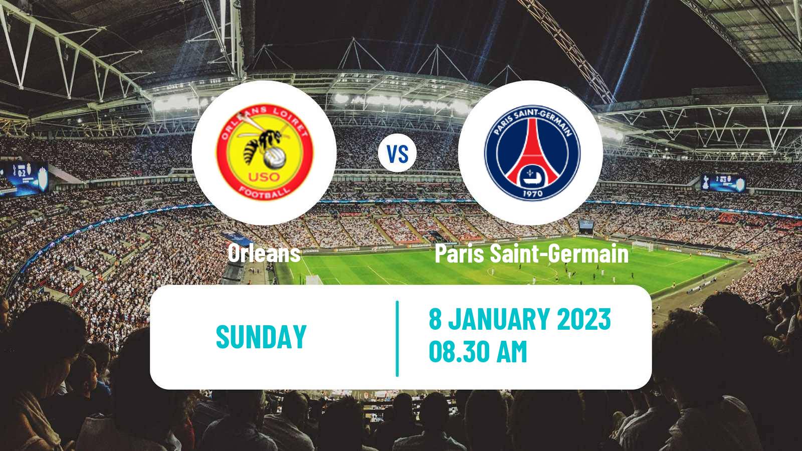 Soccer Coupe De France Women Orleans - Paris Saint-Germain