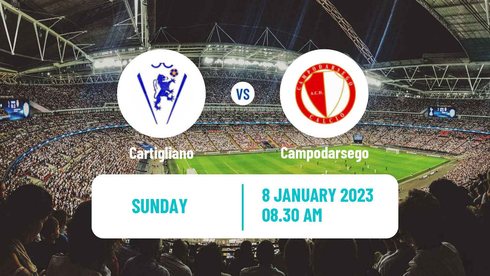 Soccer Italian Serie D - Group C Cartigliano - Campodarsego