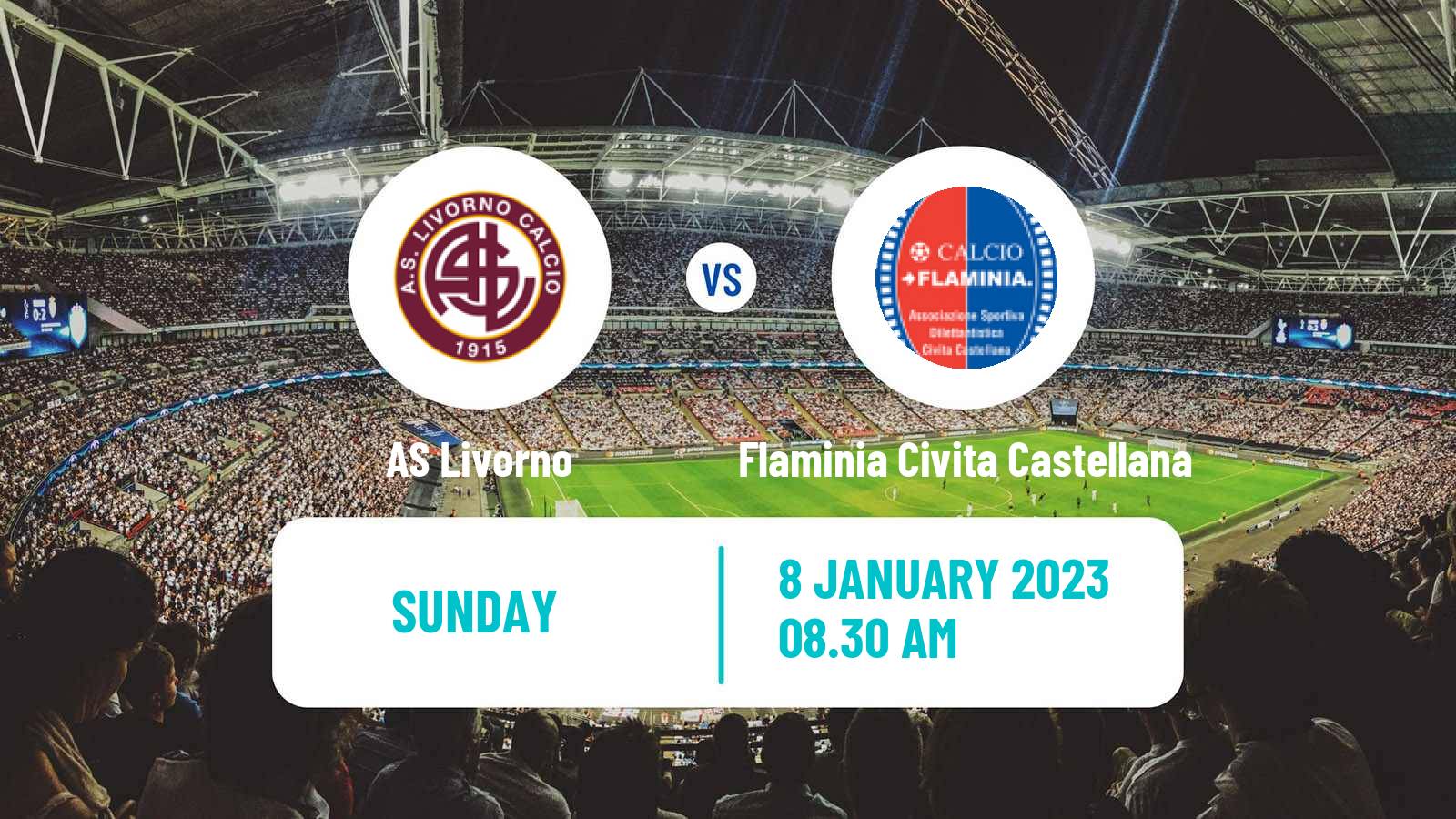 Soccer Italian Serie D - Group E Livorno - Flaminia Civita Castellana