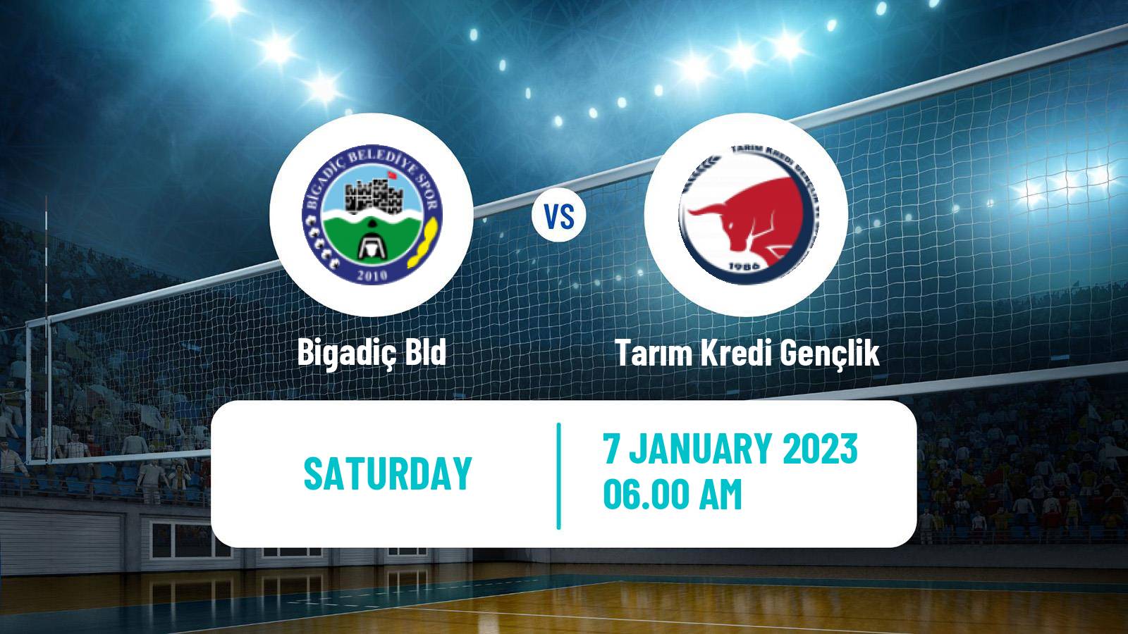 Volleyball Turkish 1 Ligi Volleyball Bigadiç Bld - Tarım Kredi Gençlik