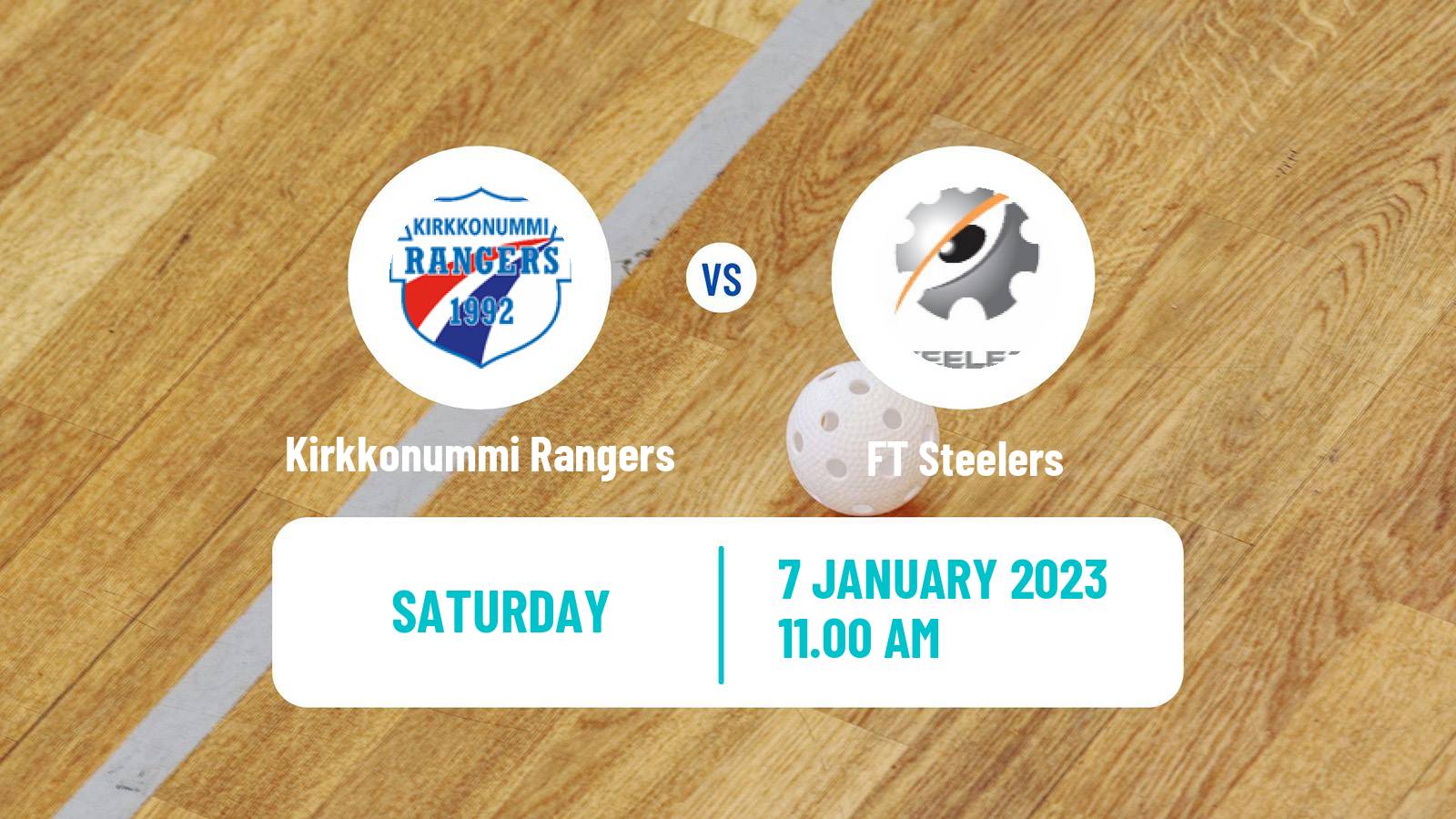 Floorball Finnish Divari Kirkkonummi Rangers - Steelers