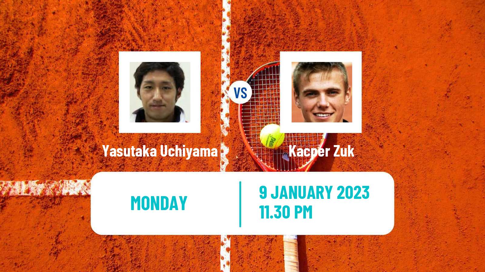 Tennis ATP Challenger Yasutaka Uchiyama - Kacper Zuk