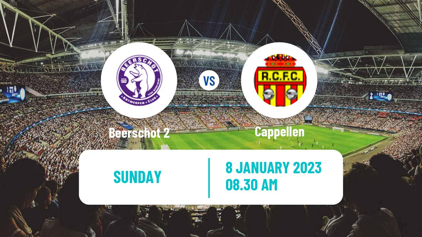 Soccer Belgian Second Amateur Division Group B Beerschot 2 - Cappellen