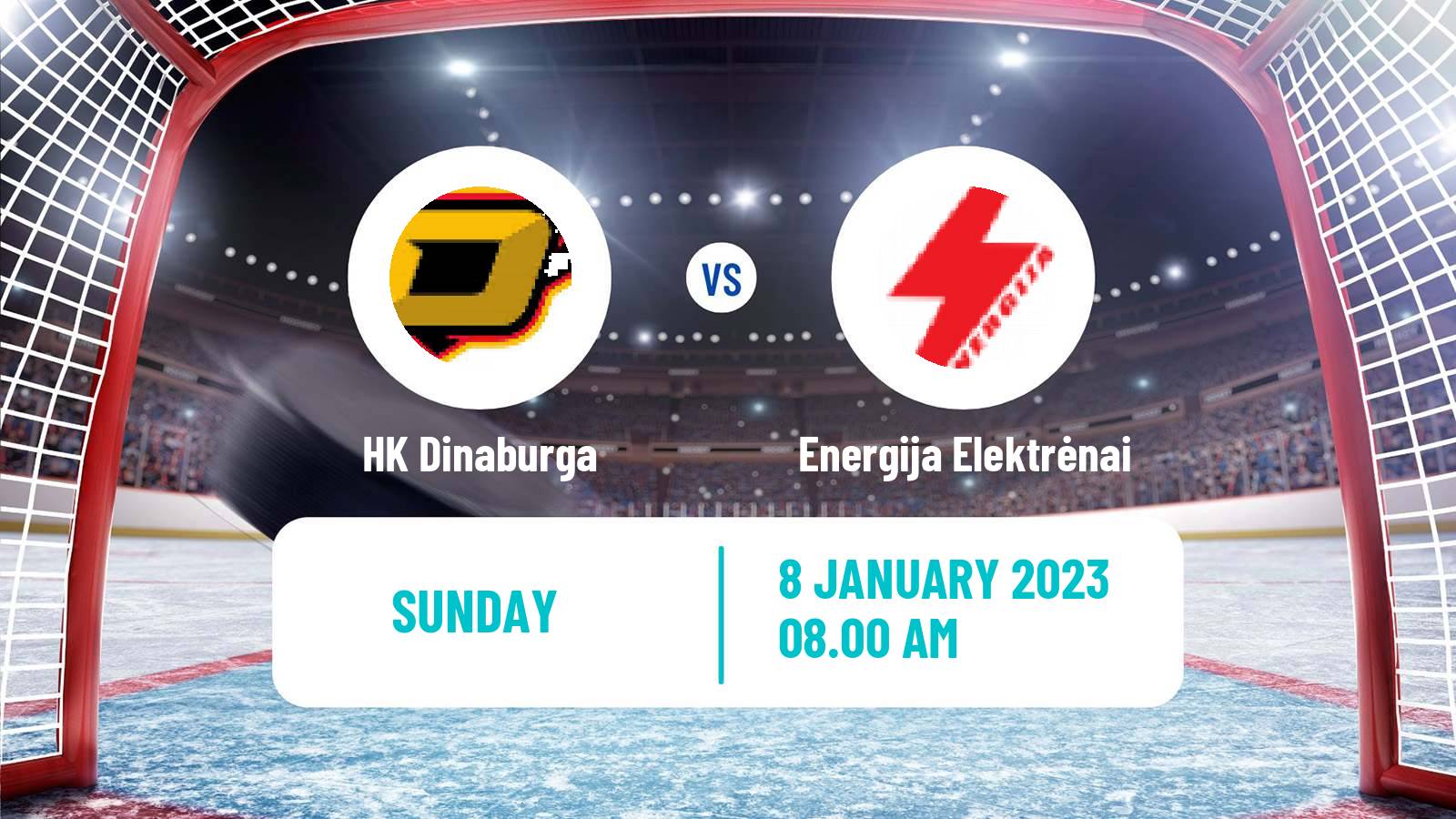 Hockey Latvian Hokeja Liga Dinaburga - Energija Elektrėnai