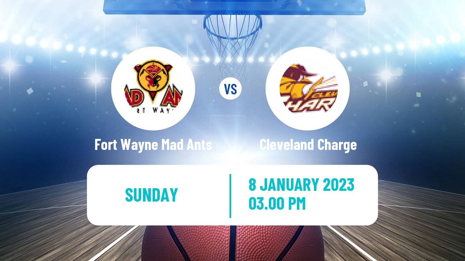 Basketball NBA G-League Fort Wayne Mad Ants - Cleveland Charge