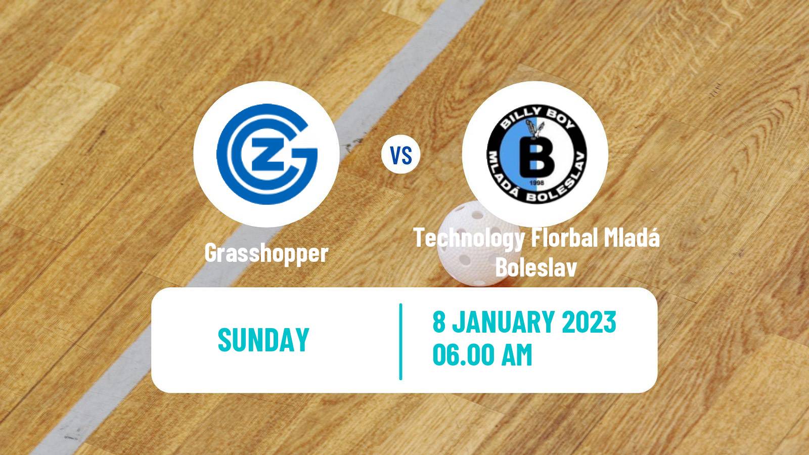 Floorball Champions Cup Floorball Grasshopper - Technology Florbal Mladá Boleslav