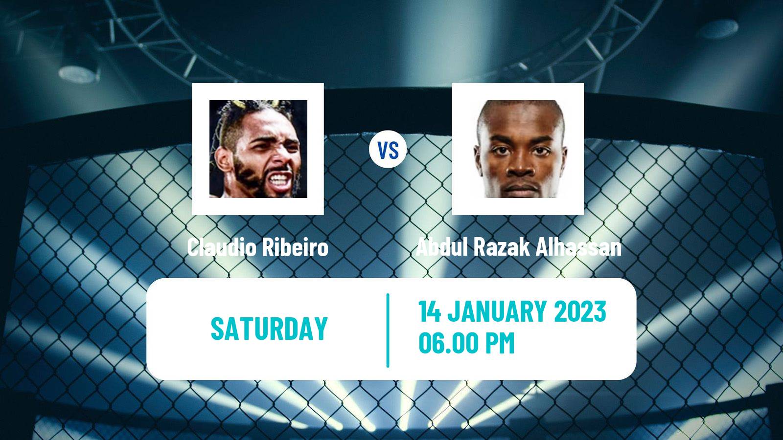 MMA MMA Claudio Ribeiro - Abdul Razak Alhassan