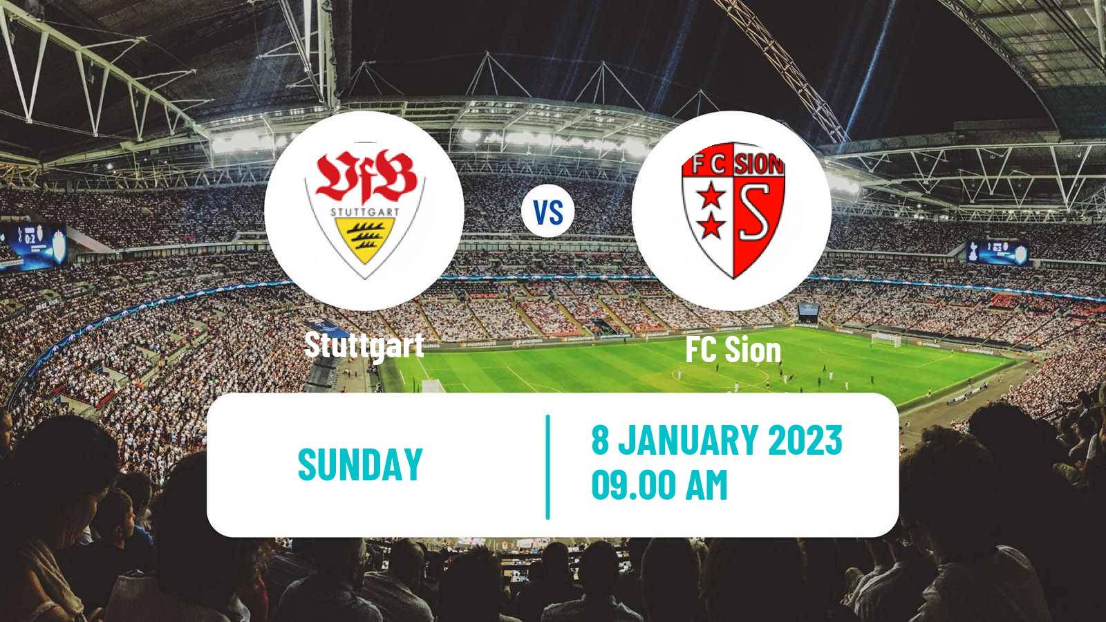 Soccer Club Friendly Stuttgart - Sion