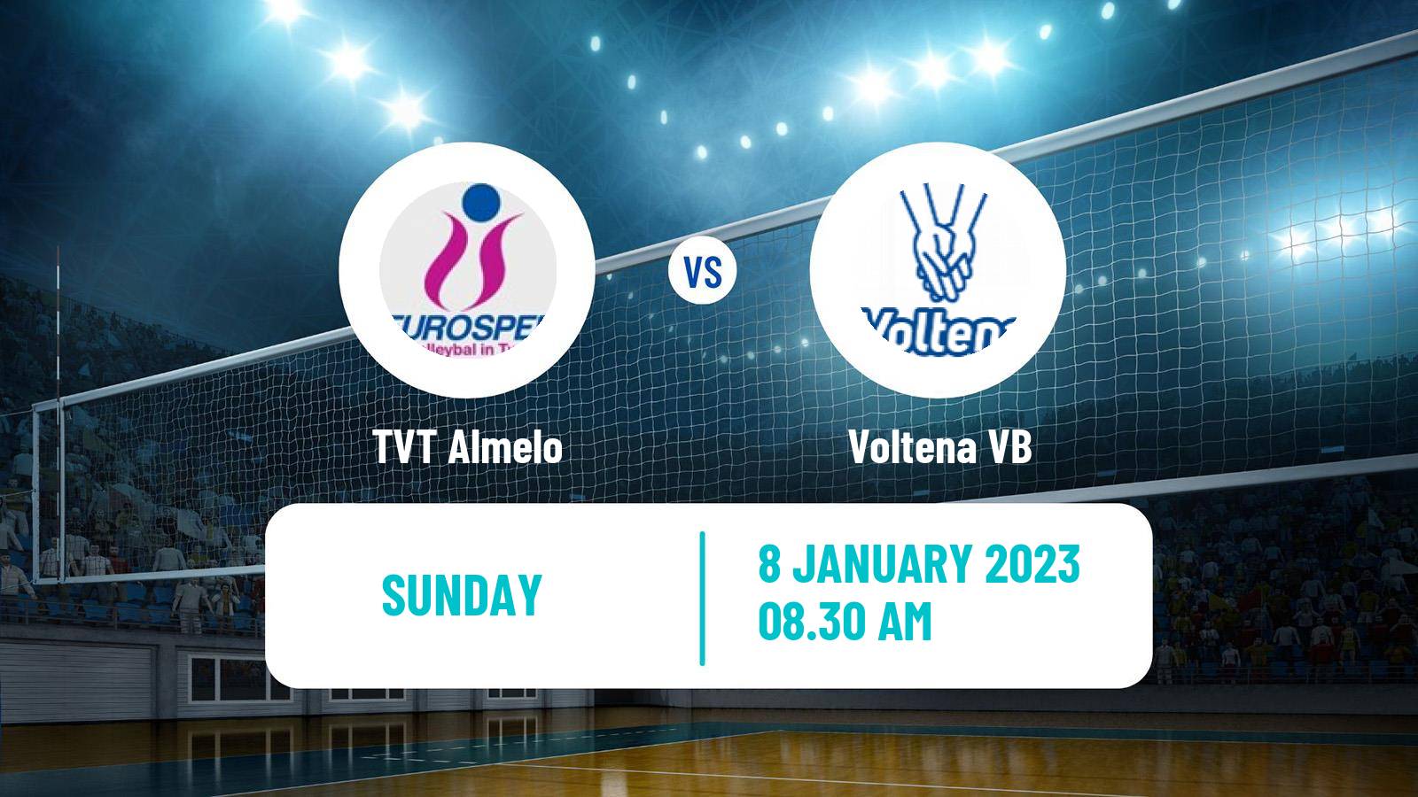 Volleyball Dutch Eredivisie Volleyball Women TVT Almelo - Voltena