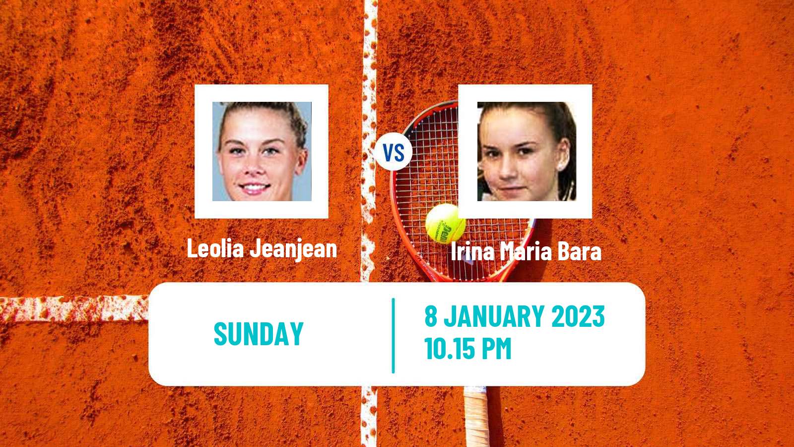 Tennis WTA Australian Open Leolia Jeanjean - Irina Maria Bara