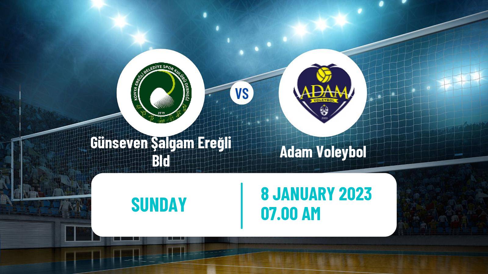 Volleyball Turkish 1 Ligi Volleyball Women Günseven Şalgam Ereğli Bld - Adam Voleybol