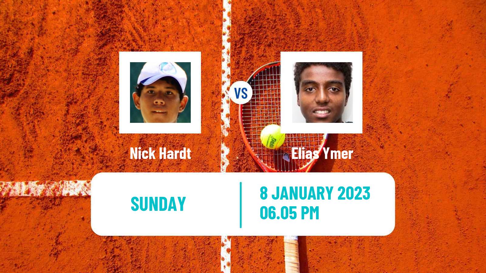 Tennis ATP Australian Open Nick Hardt - Elias Ymer