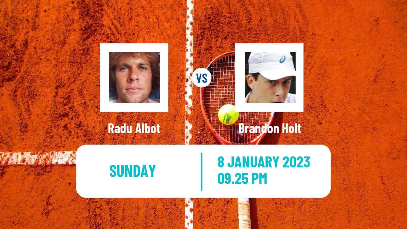 Tennis ATP Australian Open Radu Albot - Brandon Holt