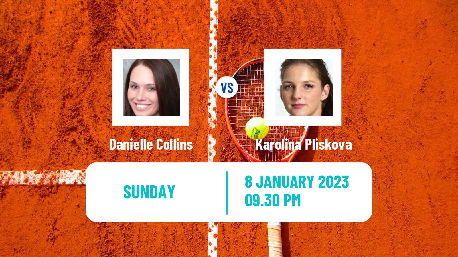 Tennis WTA Adelaide 2 Danielle Collins - Karolina Pliskova