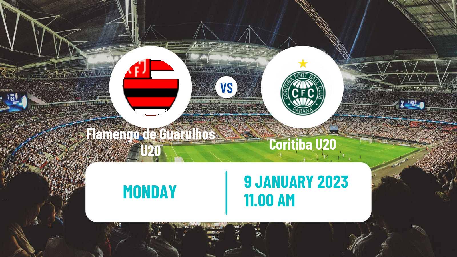 Soccer Brazilian Copa Sao Paulo de juniores Flamengo de Guarulhos U20 - Coritiba U20