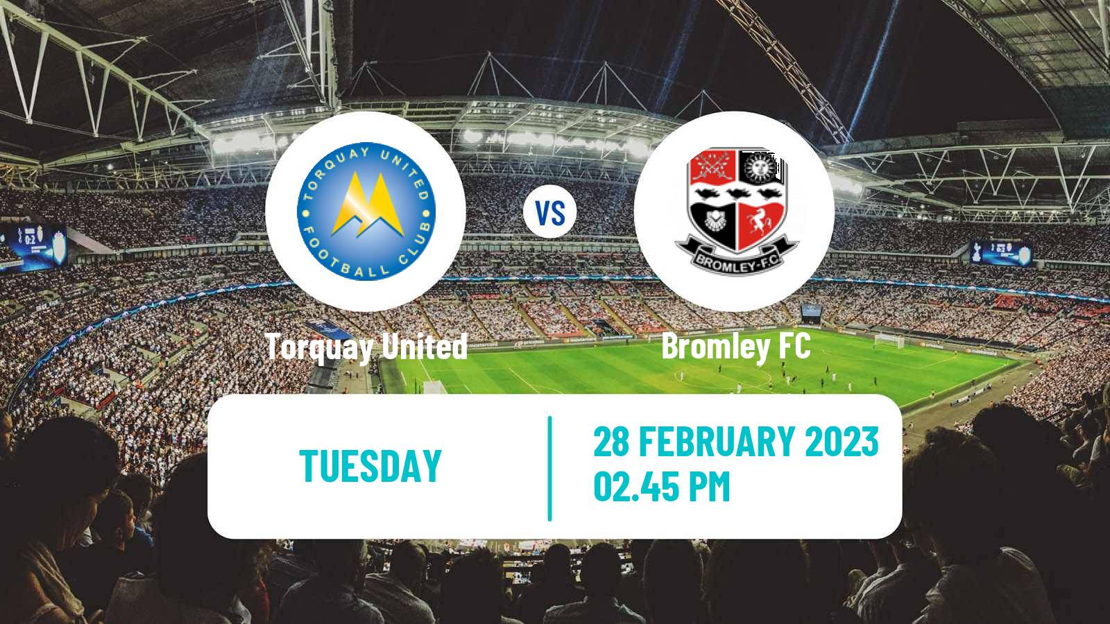 Soccer English National League Torquay United - Bromley