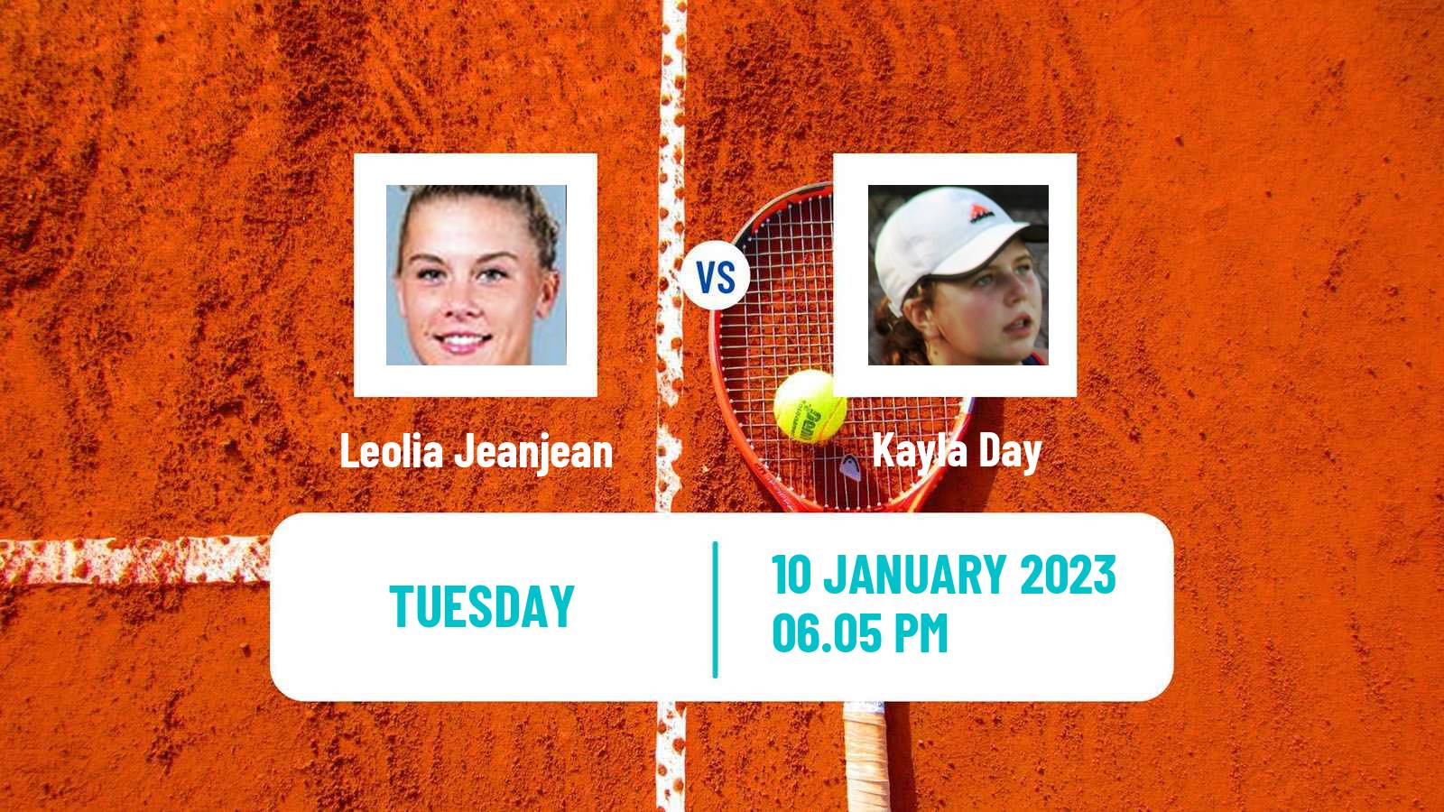 Tennis WTA Australian Open Leolia Jeanjean - Kayla Day