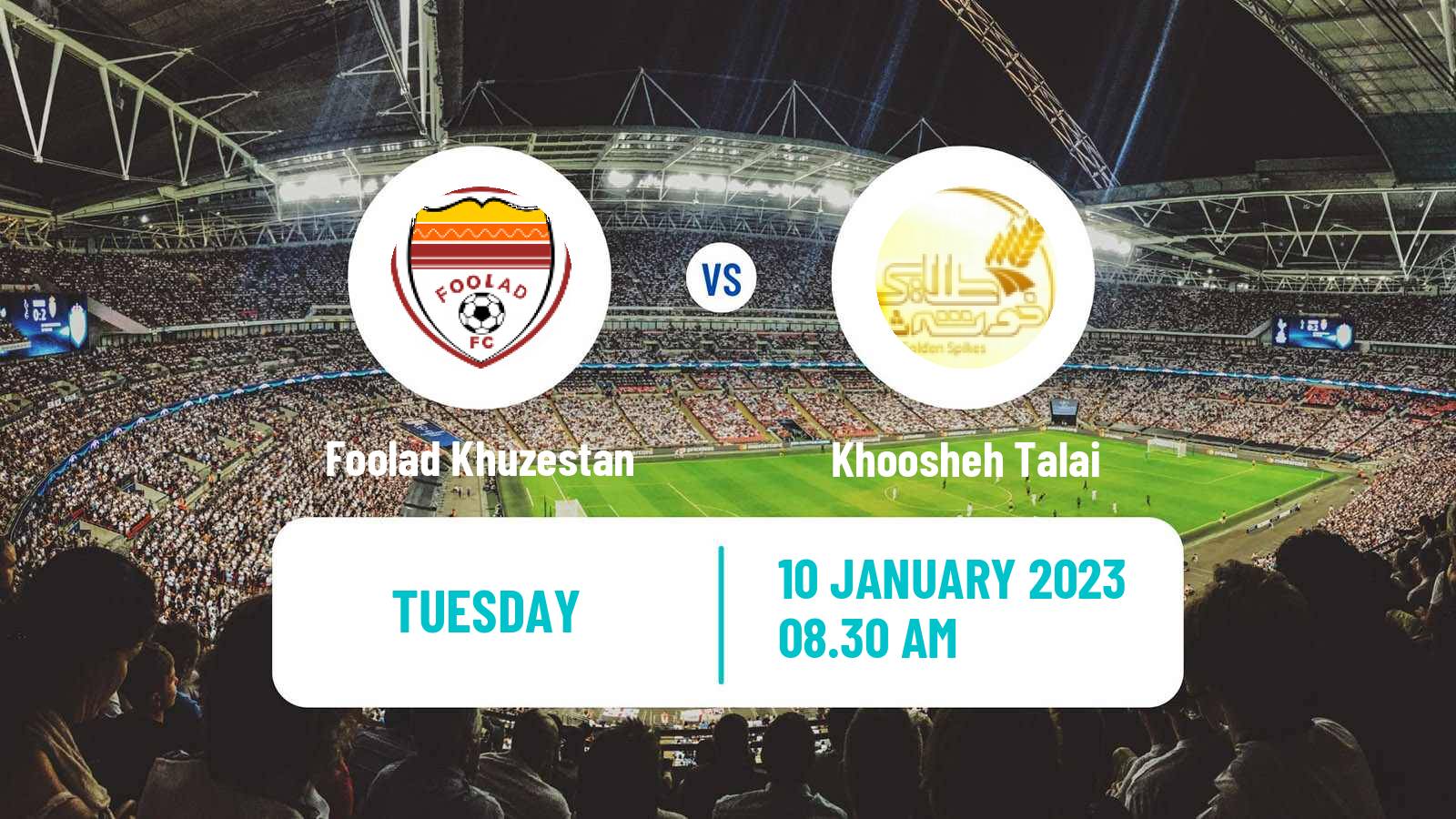 Soccer Iran Hazfi Cup Foolad Khuzestan - Khoosheh Talai