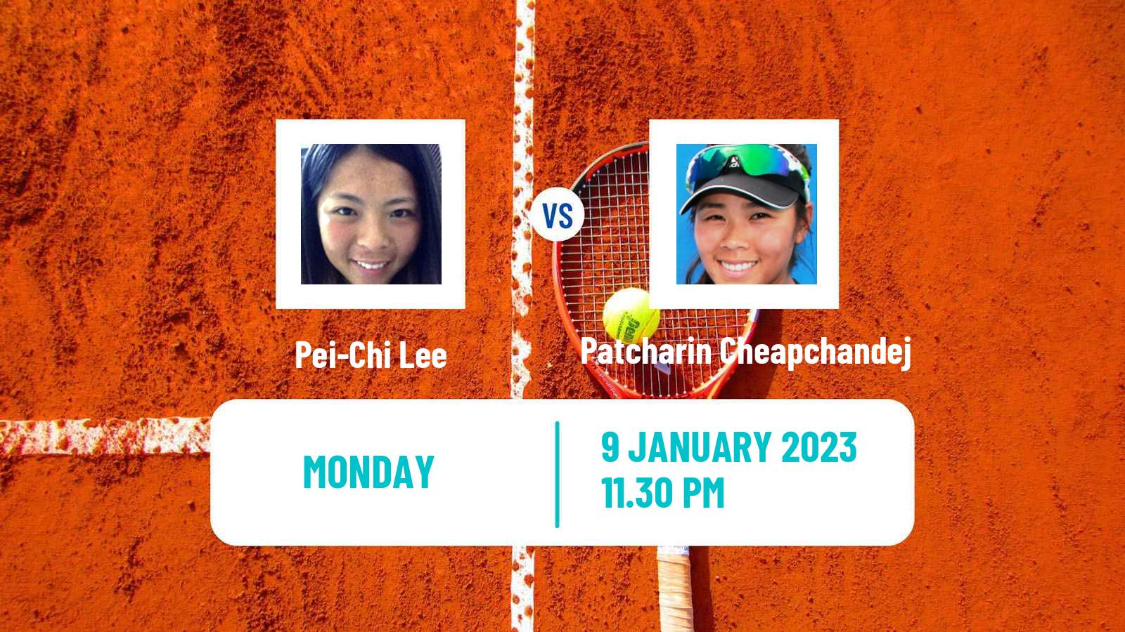 Tennis ITF Tournaments Pei-Chi Lee - Patcharin Cheapchandej