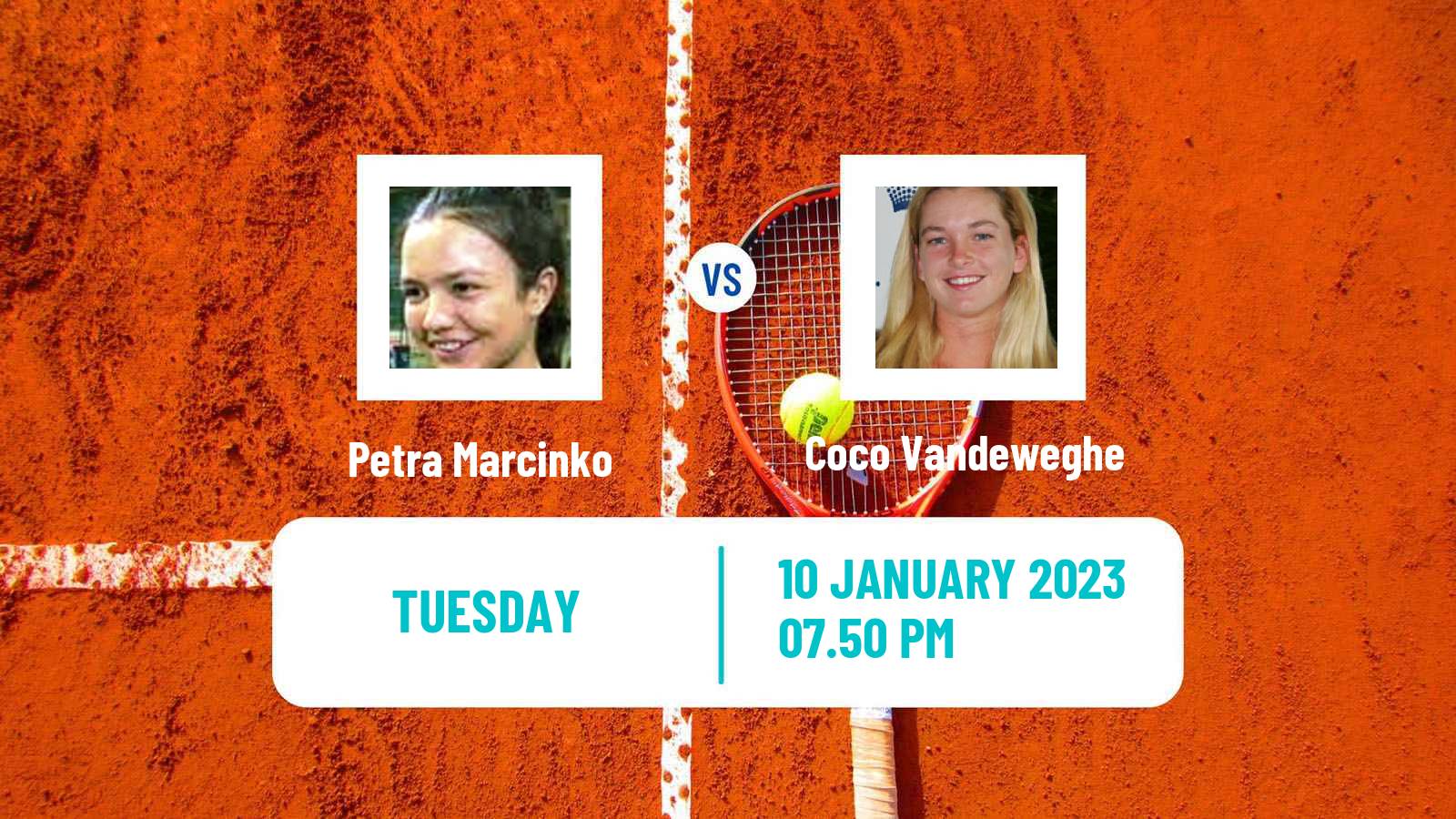 Tennis WTA Australian Open Petra Marcinko - Coco Vandeweghe