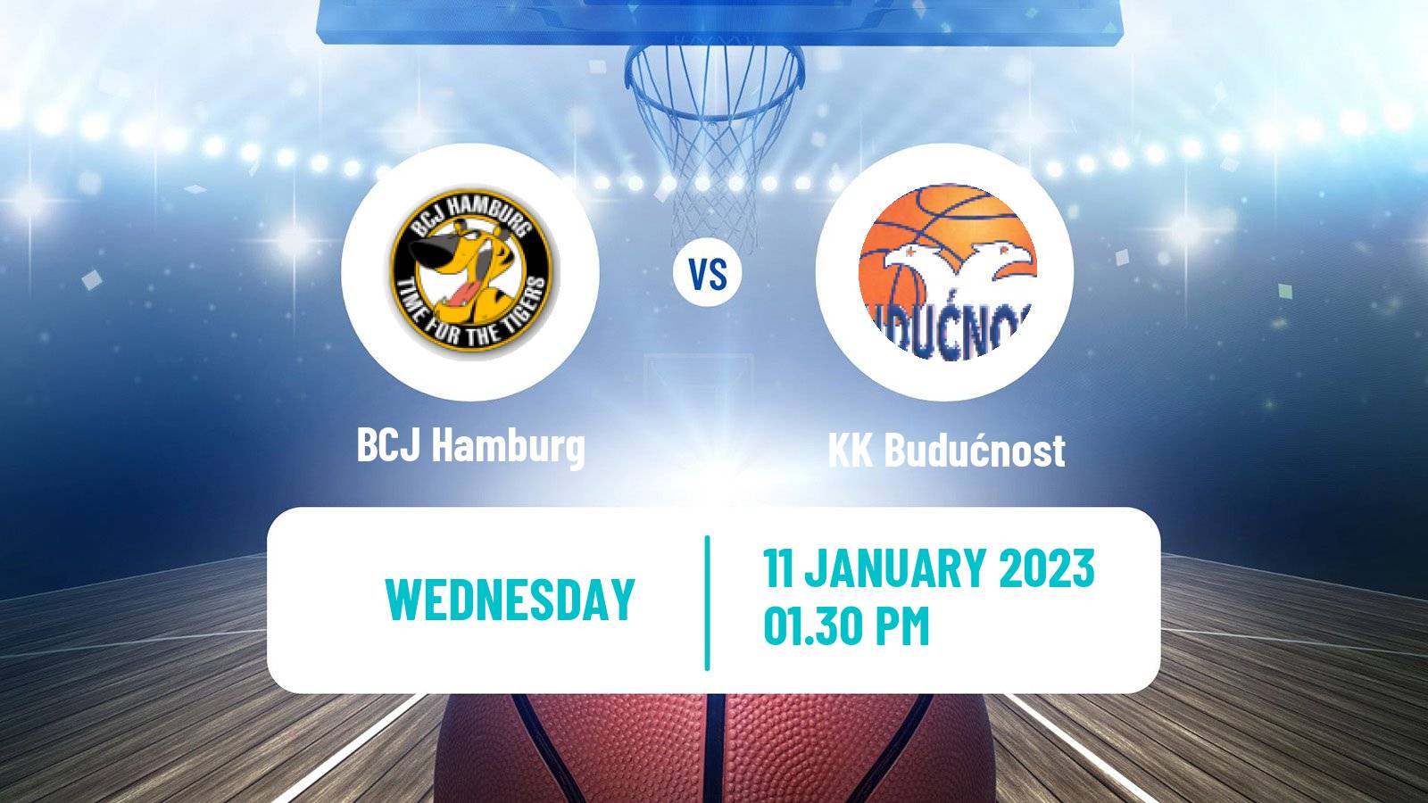 Basketball Eurocup BCJ Hamburg - KK Budućnost