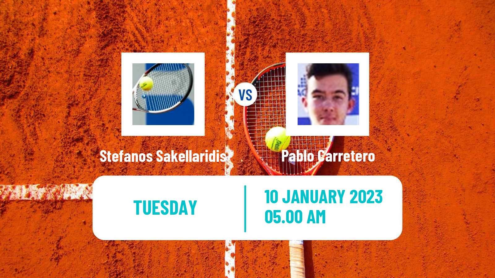 Tennis ITF Tournaments Stefanos Sakellaridis - Pablo Carretero