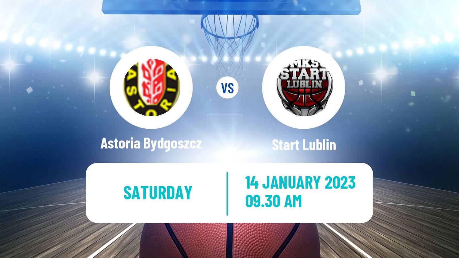 Basketball Polish Basket Liga Astoria Bydgoszcz - Start Lublin