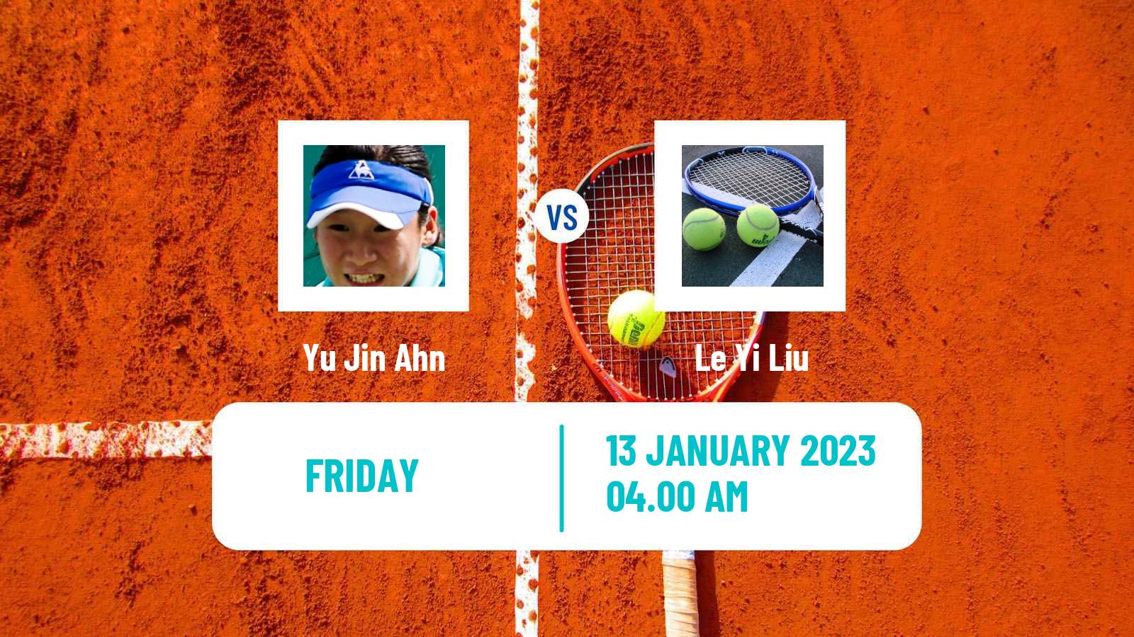 Tennis ITF Tournaments Yu Jin Ahn - Le Yi Liu