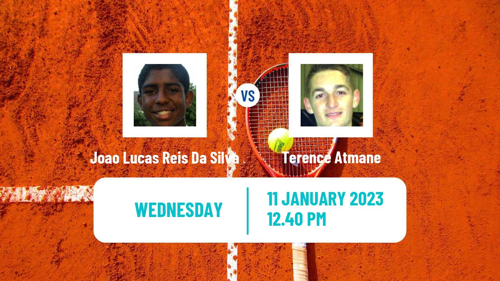 Tennis ATP Challenger Joao Lucas Reis Da Silva - Terence Atmane