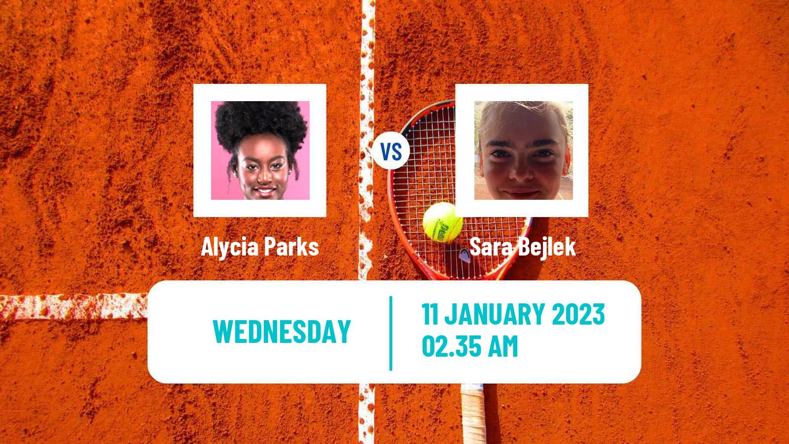 Tennis WTA Australian Open Alycia Parks - Sara Bejlek