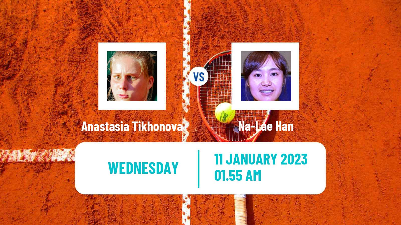 Tennis WTA Australian Open Anastasia Tikhonova - Na-Lae Han