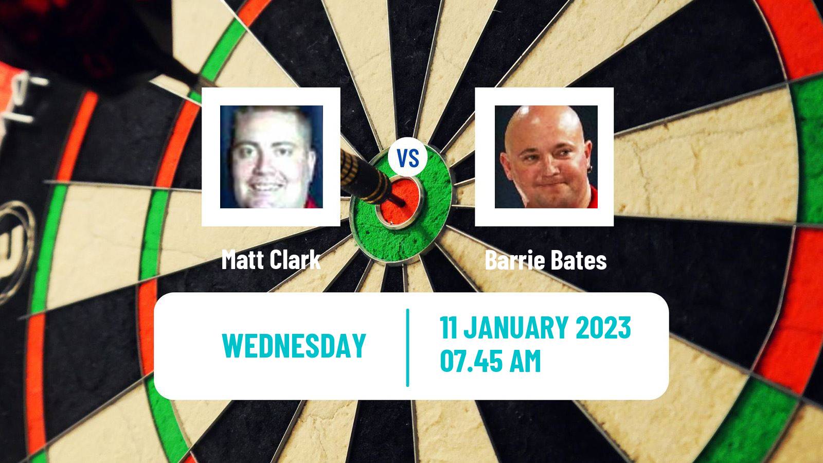 Darts Darts Matt Clark - Barrie Bates