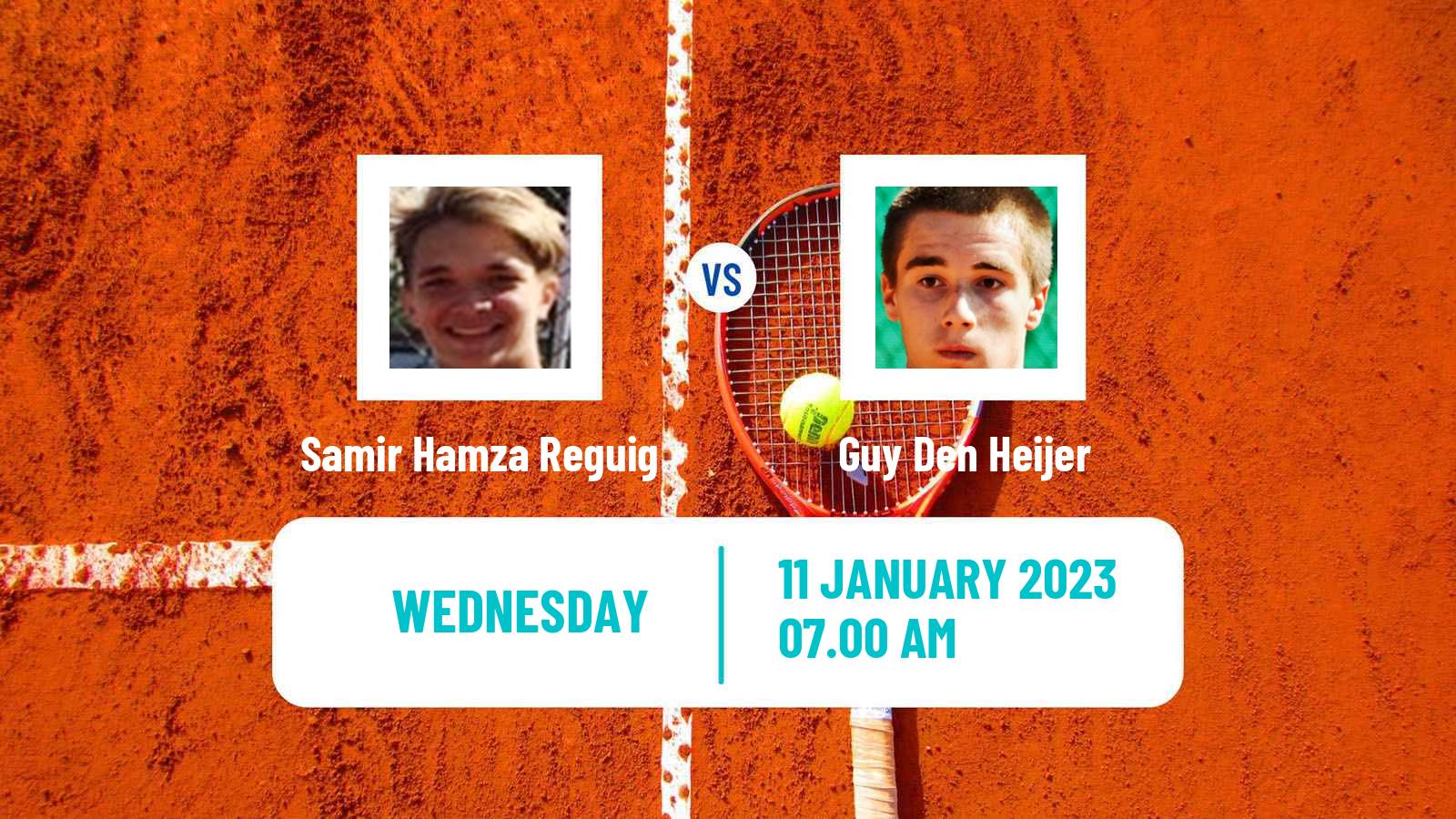 Tennis ITF Tournaments Samir Hamza Reguig - Guy Den Heijer