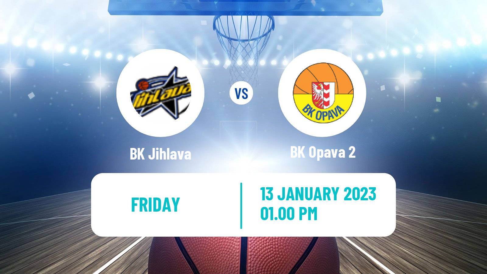 Basketball Czech 1 Liga Basketball Jihlava - Opava 2