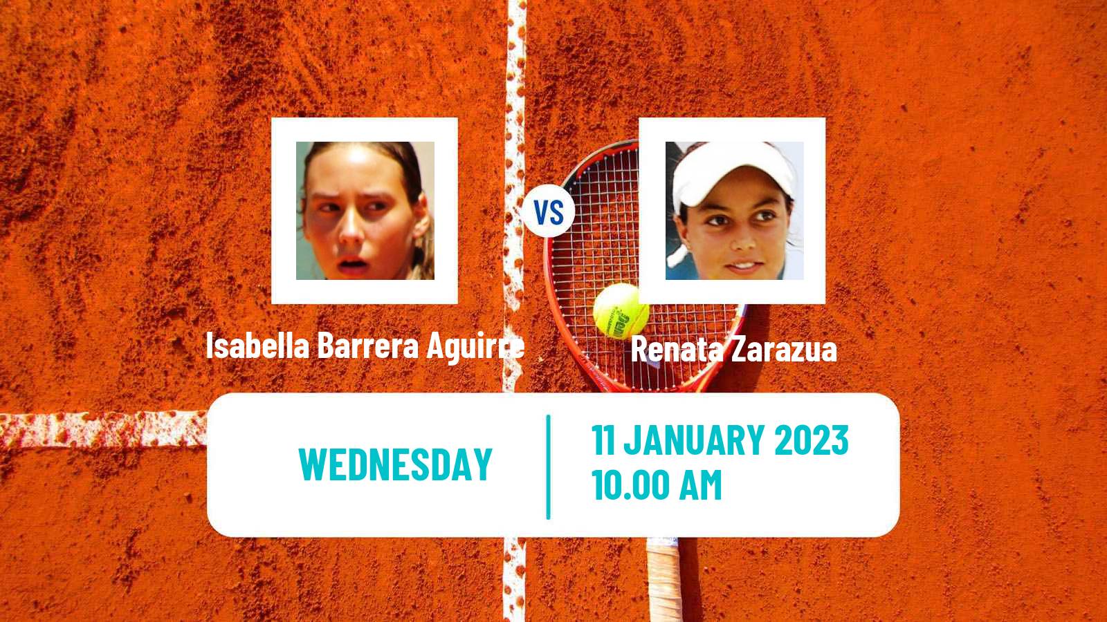 Tennis ITF Tournaments Isabella Barrera Aguirre - Renata Zarazua